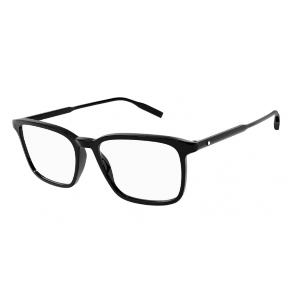 Mont Blanc MB0197O Eyeglasses Black Acetate/Metal Square